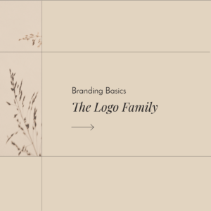 Branding Basics, Brand Design Primary Logo, Main Logo, Logo Family, How to use your logo